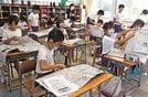 渡津小で新聞教室