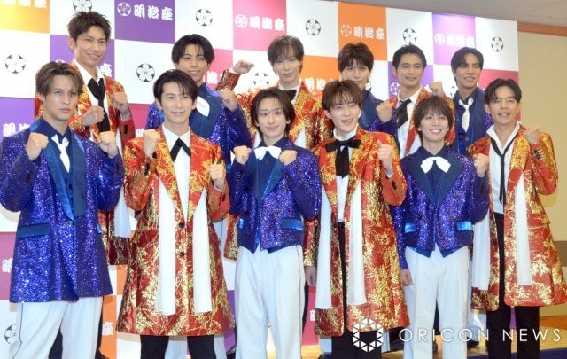 初の明治座公演に喜びを爆発させたSHOW-WA＆MATSURIのメンバー （C）ORICON NewS inc.