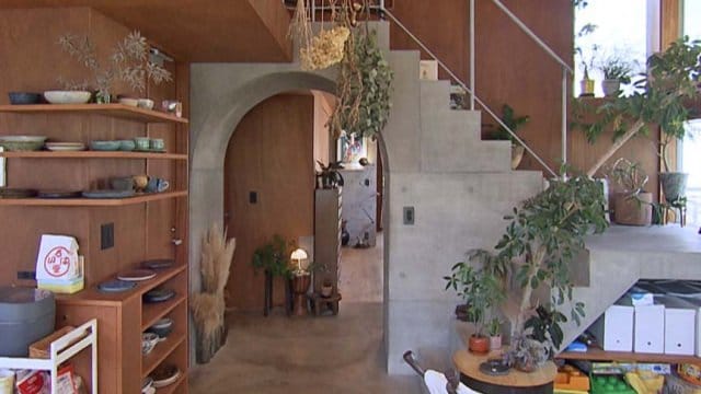 中央にそびえるアーチ＝「東京都昭島市・齋藤邸」（C）テレビ朝日