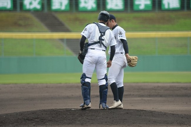 矢上－松江商業＝２０２３年７月１４日、県立浜山公園野球場