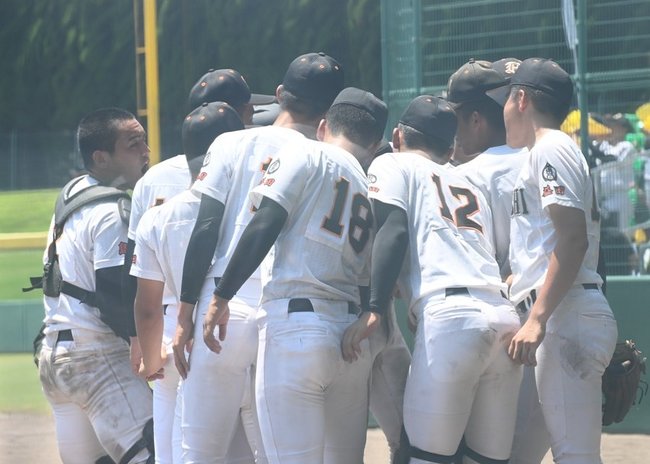 （５）立正大淞南－益田東＝２０２３年７月２６日、県立浜山公園野球場