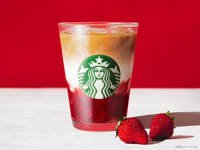 スタバ『ジョイフルメドレー 苺 ミルク ティー』12・12より登場