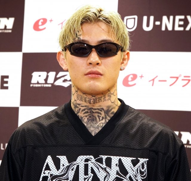 『RIZIN.53』で皇治と対戦する平本蓮 (C)ORICON NewS inc.