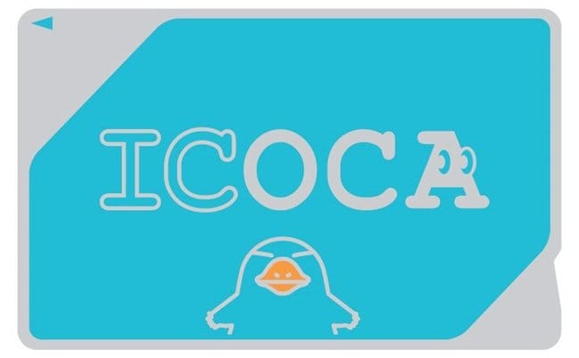 ＪＲ西日本のＩＣ乗車券「ＩＣＯＣＡ（イコカ）」（同社提供）