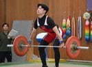 男子６７キロ級優勝の稗田清吾（出雲農林）