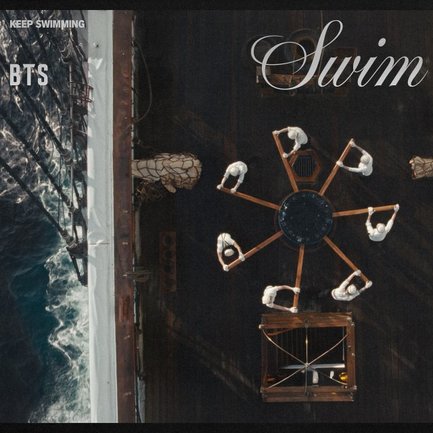 リミックスアルバム『KEEP SWIMMING』ジャケット (P)&(C)BIGHIT MUSIC
