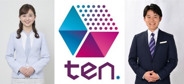 『かんさい情報ネットten.』に出演する中谷しのぶアナウンサー、渡邊幹也アナウンサー（C）ytv