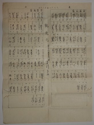 見つかった長寿番付