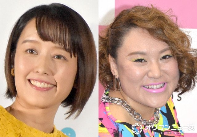 (左から)中村仁美アナウンサー、フォーリンラブ・バービー (C)ORICON NewS inc.