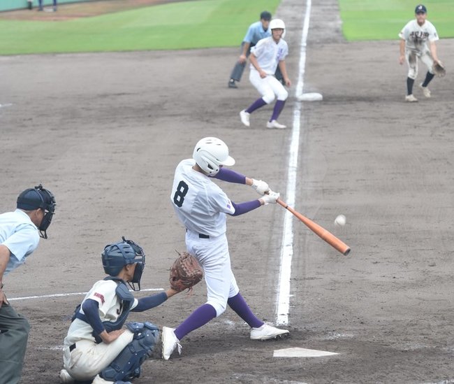 情報科学－邇摩＝２０２３年７月１５日、県立浜山公園野球場