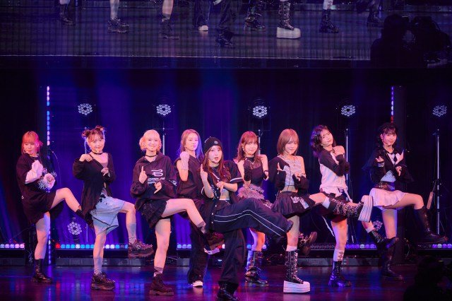 1ST ALBUM『WHO I AM』リリース記念SHOWCASEに登場したME:I（C）LAPONE GIRLS