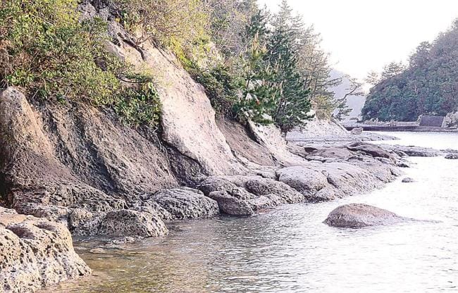 「ゆのつトレイルランニング」のコースの一部＝大田市温泉津町温泉津