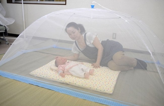 ワンタッチ式のほろ蚊帳（資料）