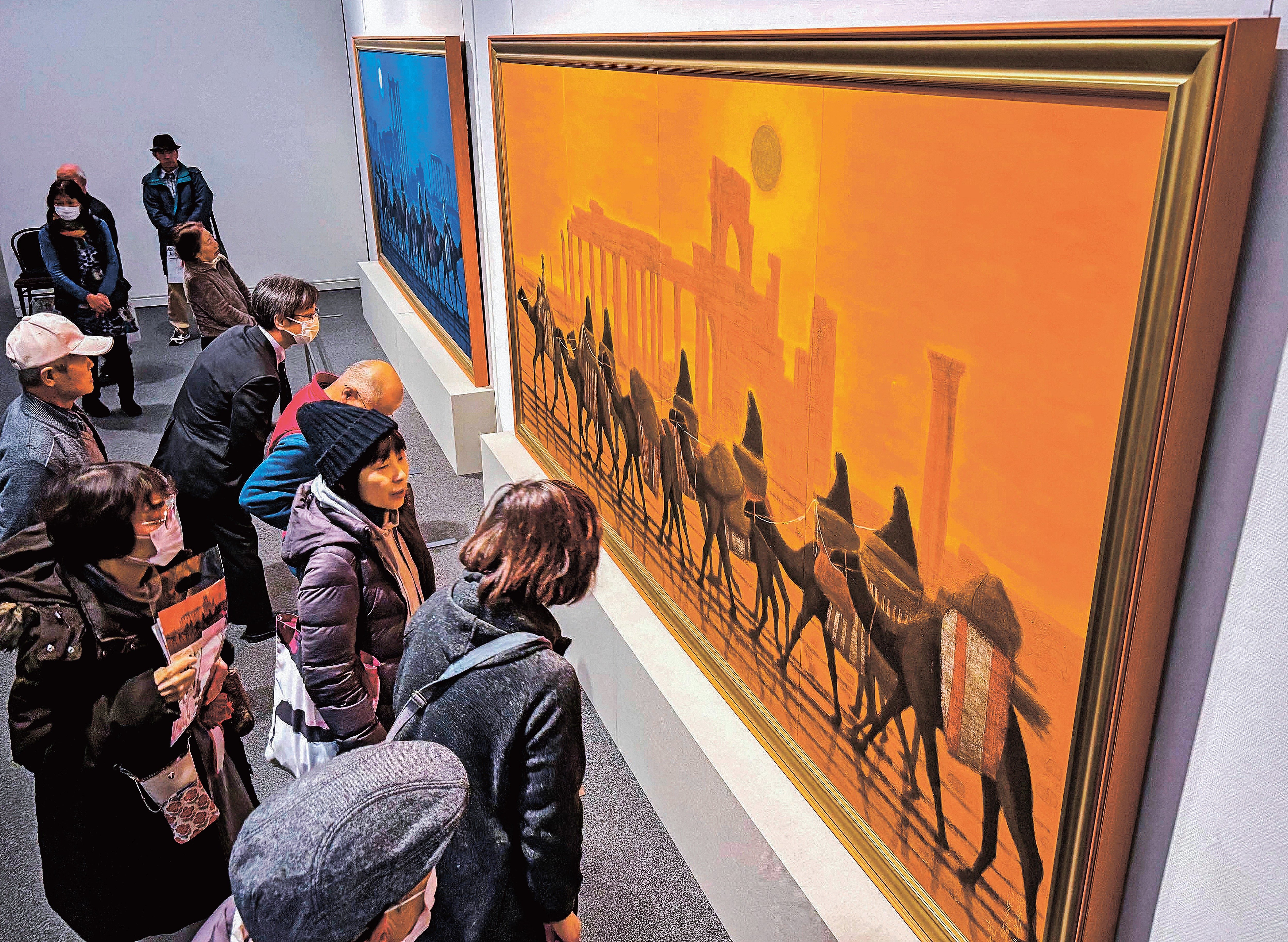 大作のスケール感に圧倒 島根県美 平山郁夫展始まる | 山陰中央新報