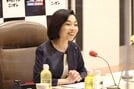 収録に臨まれた彬子さま＝東京都千代田区、ニッポン放送スタジオ（ニッポン放送提供）