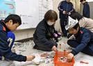 松江養護学校で新聞教室