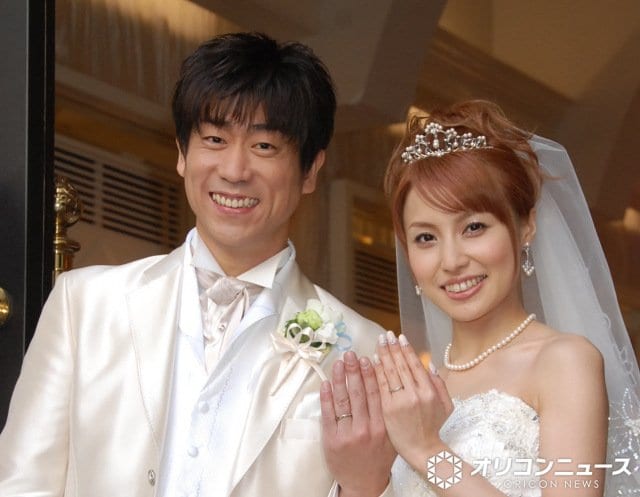 原口あきまさ&福下恵美夫妻 ※写真は挙式時の模様 (C)ORICON NewS inc.