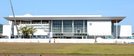 建設工事が進む鳥取県立美術館＝倉吉市駄経寺町２丁目