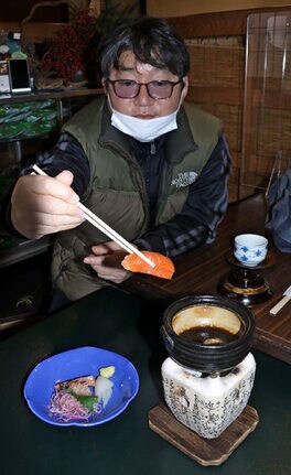 刺し身の醤油煮