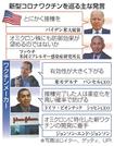 新型コロナワクチンを巡る主な発言（写真はロイター、ゲッティ、ＵＰＩ）