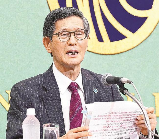 「無観客が望ましい」とした提言について記者会見する尾身茂氏＝６月、東京・内幸町の日本記者クラブ