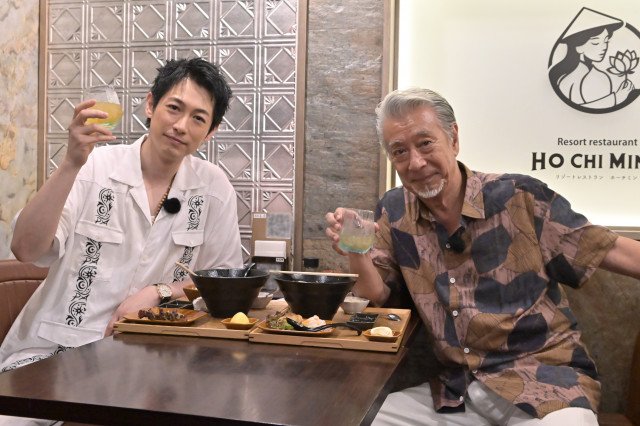 『じゅん散歩』に出演するディーン・フジオカ、高田純次（C）テレビ朝日