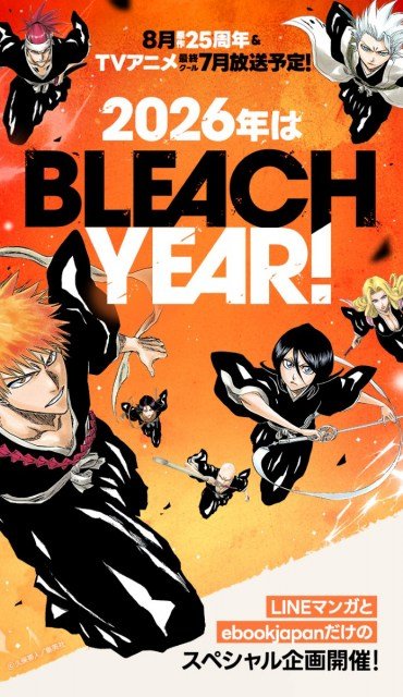 漫画『BLEACH』コミックス全74巻無料公開 期間は1月1日～7日まで