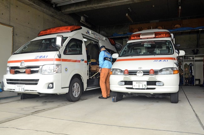 江津邑智消防組合の江津消防署（資料）