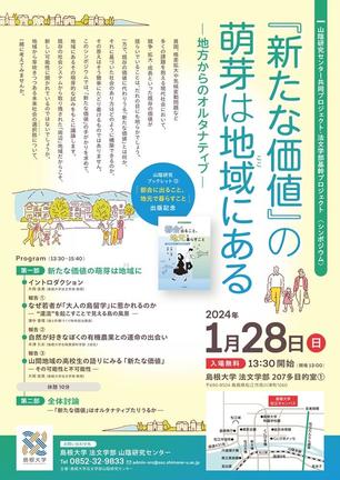 シンポジウムのチラシ
