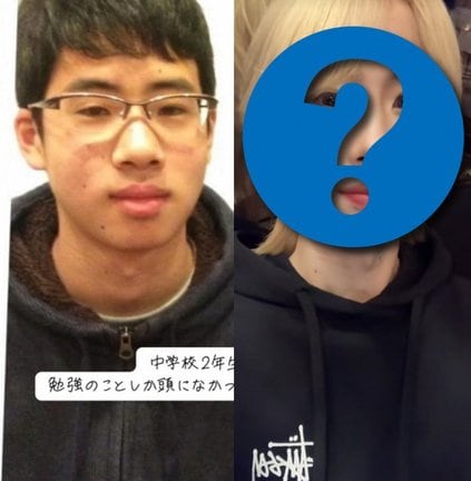 勉強のことしか頭になかったガリ勉期と現在の白咲ヒナタさん（@atom_hinata.whiteより）