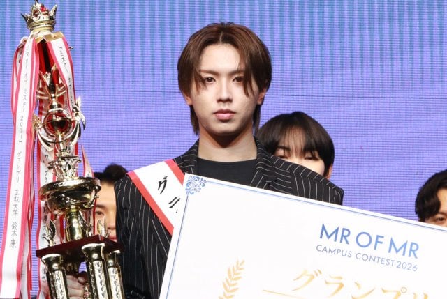 『MR OF MR CAMPUS CONTEST 2026』GPに輝いた隈部飛鵬さん(C)ORICON NewS inc.