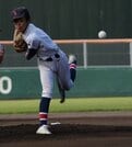 広瀬－大田一＝２０２３年７月２４日、浜田市野球場