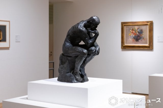 NHK日曜美術館50年展で展示されるオーギュスト・ロダンの「考える人」