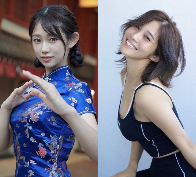 “健幸アンバサダー”に就任した(左から)堀江聖夏、高橋凛