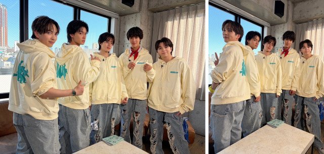 『M!LKじゃん!』番組衣装を来たM!LKメンバー