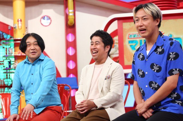 カンテレ『マルコポロリ！』放送900回（左から）永野、ウエストランド・井口浩之、お見送り芸人しんいち （C）カンテレ