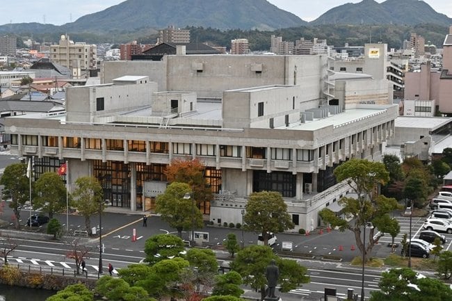 ２０２６年から休館する島根県民会館＝松江市殿町