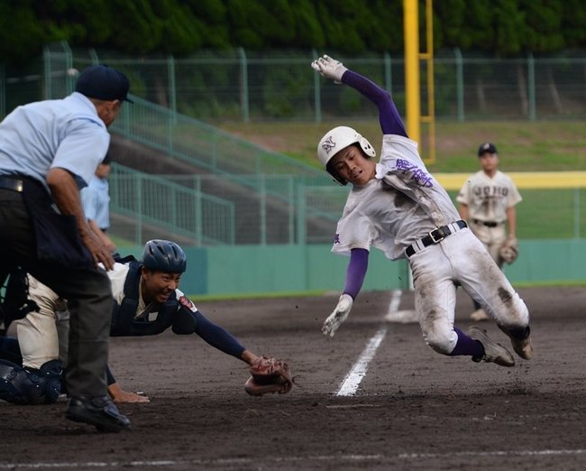 情報科学－邇摩＝２０２３年７月１５日、県立浜山公園野球場
