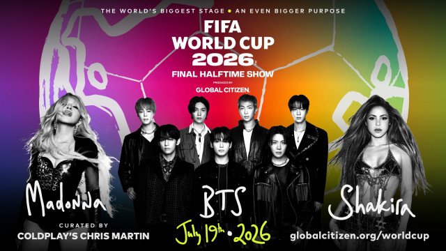 「FIFAワールドカップ2026」決勝戦ハーフタイムショーに出演するBTS Global Citizen