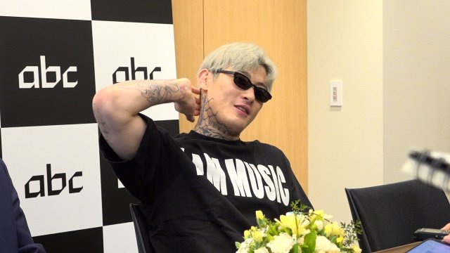 「Crawford Production Japan（仮称）」設立会見に登壇した平本蓮 （C）ORICON NewS inc.