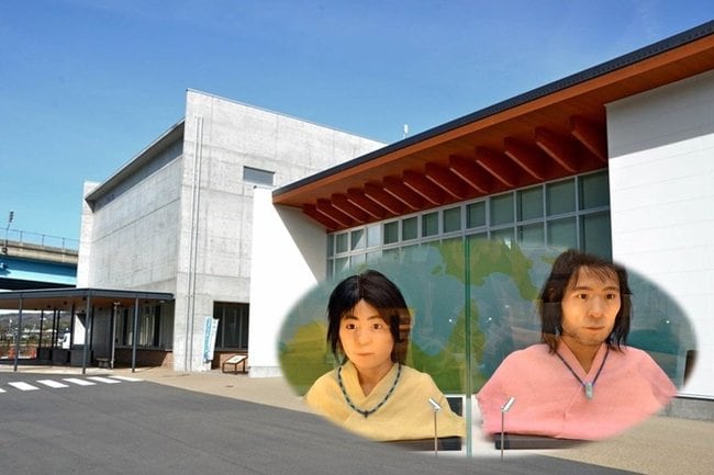 青谷かみじち史跡公園にある施設で、「青谷弥生人」復顔像の第２弾が公開された