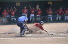 斐川東―松江一＝２０２３年７月２４日、浜田市野球場