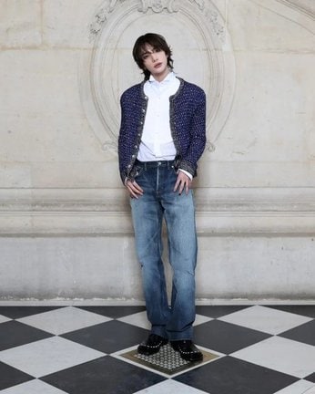 『2026-2027年ウィンター コレクション』に出席したヒョンジン(C)Getty Images