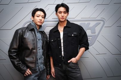  原宿限定キャップ　ジョングク、ミンギュ着用 BTS・ジョングク＆SEVENTEEN・ミンギュ、原宿で2ショット ジョングクと