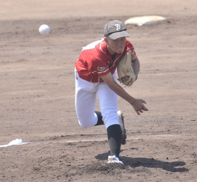 斐川東―松江一＝２０２３年７月２４日、浜田市野球場