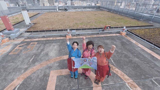 大阪・心斎橋のランドマークに潜入→関係者以外立ち入り禁止の屋上へ