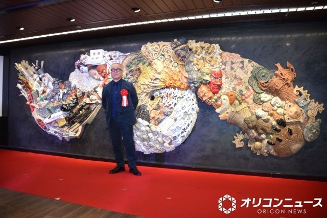 『Procession Spin』完成披露除幕式に参加した大友克洋氏 (C)ORICON NewS inc.