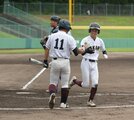 矢上－松江商業＝２０２３年７月１４日、県立浜山公園野球場