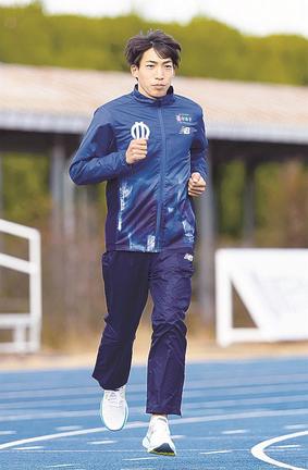トレーニングに励む順大の三浦龍司（順大提供）