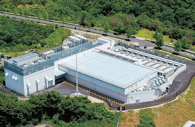 インターネットイニシアティブが建設した松江データセンターパークの新棟（中央手前部分）